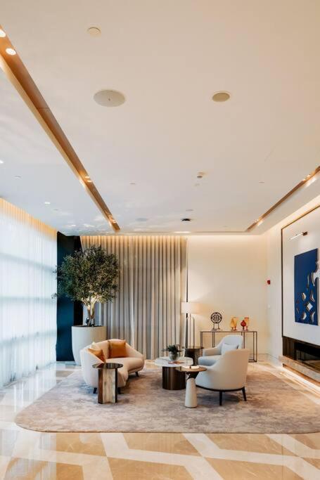 Serviced Luxurious 3+1 In Address Emaar Square Istanbul Bagian luar foto