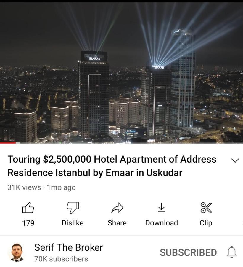 Serviced Luxurious 3+1 In Address Emaar Square Istanbul Bagian luar foto